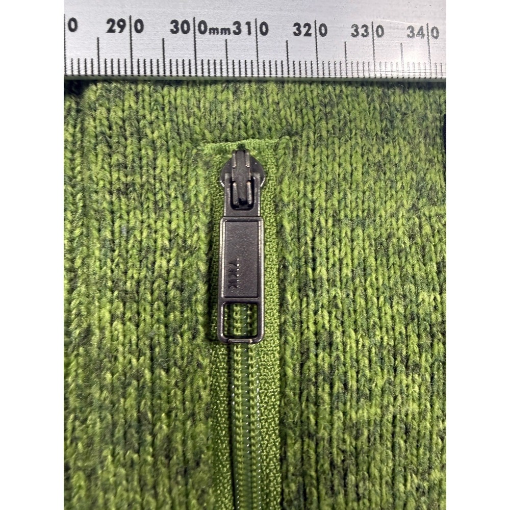 Patagonia Better Sweater Jacket Men Medium Green 1/4 Zip Pullover Fleece Hiking - Picture 7 of 8